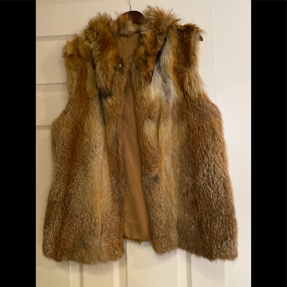 Vintage fox vest